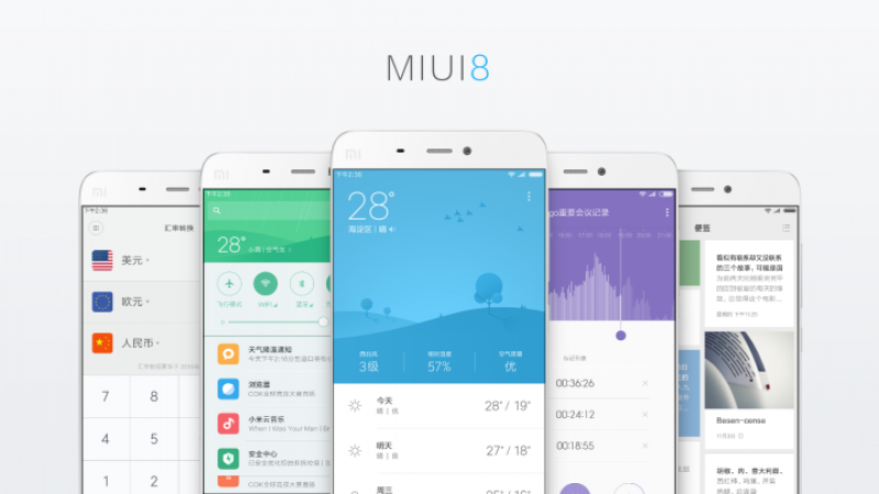 Операционна система MIUI 8 вече е факт