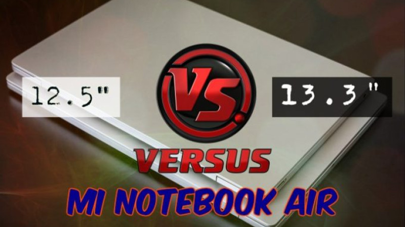 Mi Notebook Air 12.5 и 13.3 - сравнителна таблица