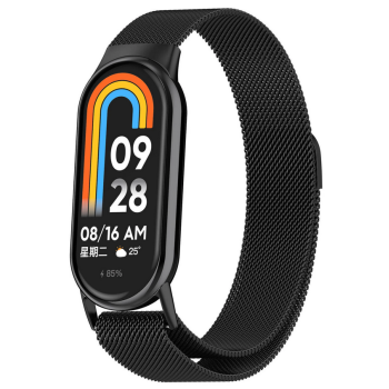 Xiaomi Smart Band 8 метална верижка черна