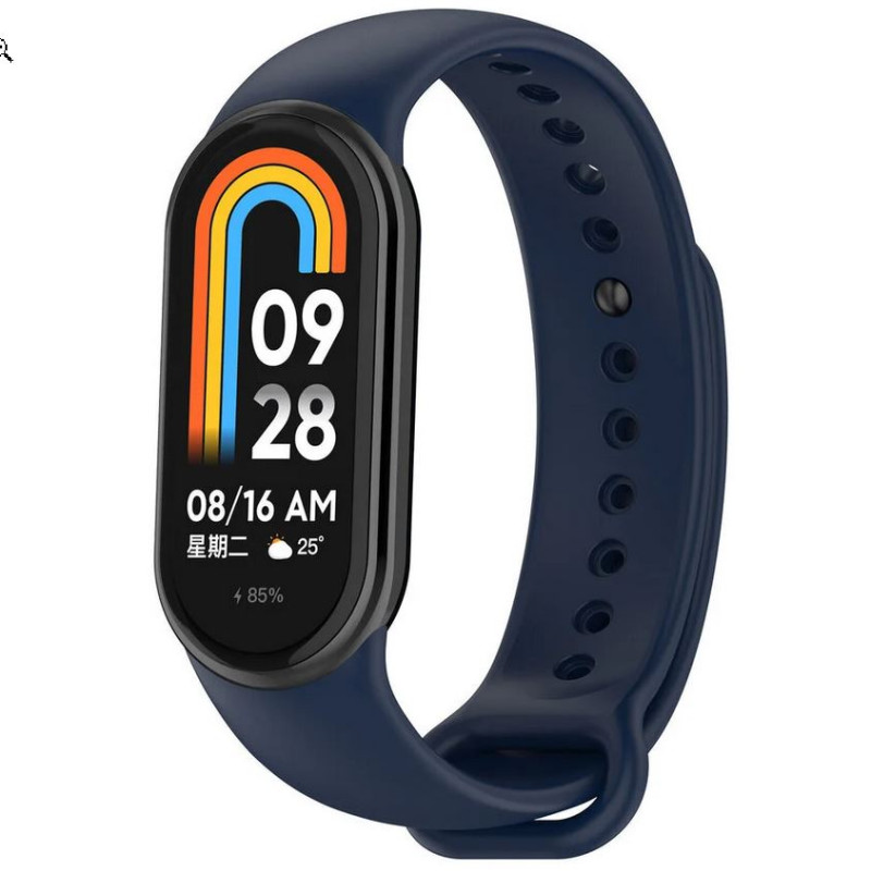 Xiaomi Smart Band 8 / 9 силиконова каишка тъмно синя