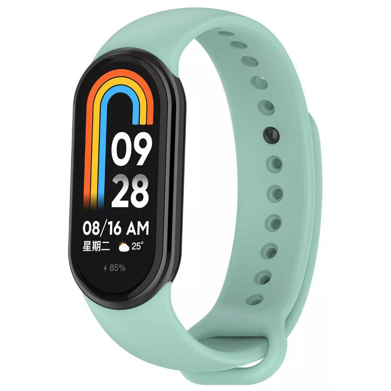 Xiaomi Smart Band 8 / 9 силиконова пастелно зелена