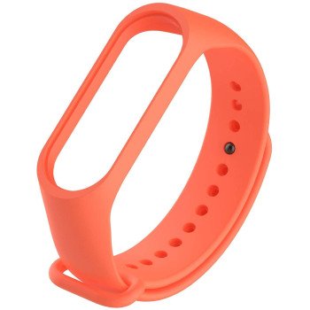 Mi Band 3/4 силиконова гривна оранжева