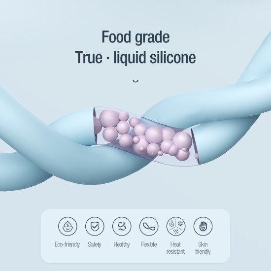 Nillkin Flowspeed Type - C към Lightning кабел от течен силикон , 27W син