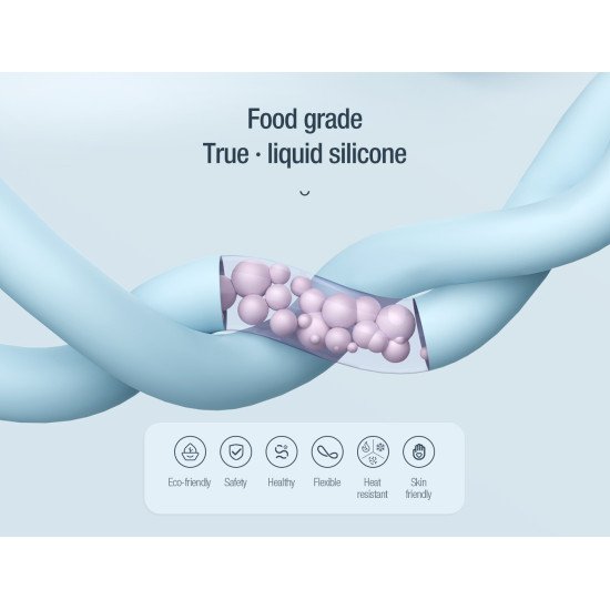 Nillkin Flowspeed Type - C към Type - C кабел от течен силикон , 60W син