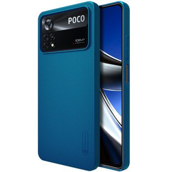 Poco X4 Pro 5G калъф твърд гръб Nillkin син