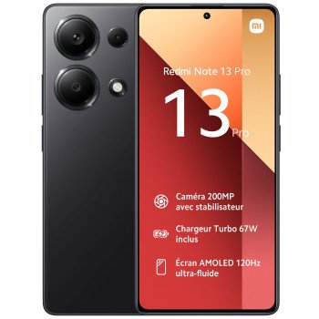 Redmi Note 13 Pro 4G 8GB RAM 256GB ROM Midnight Black