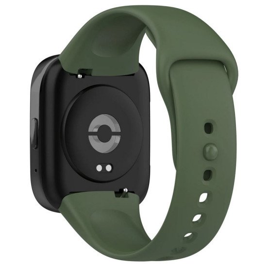 Redmi Watch 3 Active / Lite силиконова каишка тъмно зелена