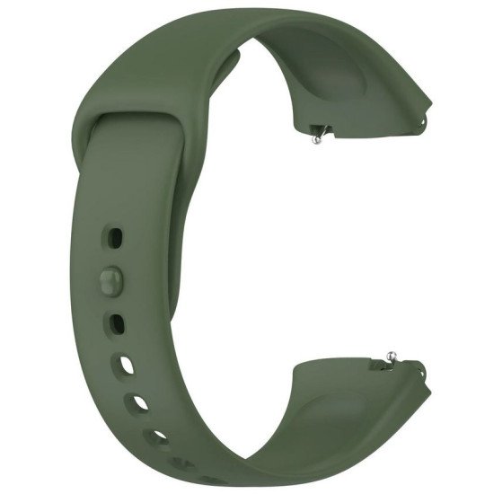 Redmi Watch 3 Active / Lite силиконова каишка тъмно зелена