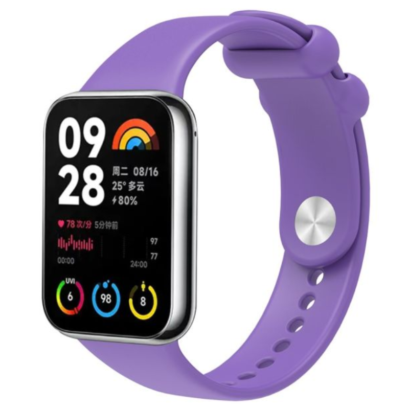 Xiaomi Smart Band 8 Pro / Redmi Watch 4 силиконова каишка бяла