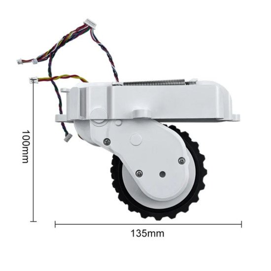 Колело с мотор за Mi Robot Vacuum Mop P/ 2S/ S10/ Viomi V2 Pro ляво